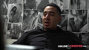 Bethany falls for creepy Bruno’s tricks into rough teen sex at his shady place