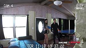 Bethany falls for creepy Bruno’s tricks into rough teen sex at his shady place