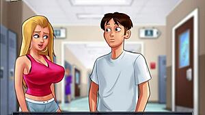 Want to see the milf's big tits and ass in summertime saga 105?