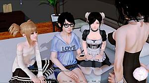 Harem hotel game anime hentai adventure part 120