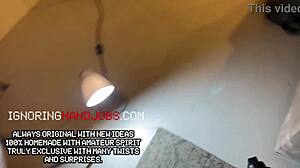 fitness model hot tight pussy turns yoga shoot into handjob