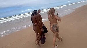 Exploring Nudist Beach in Bahia with Bold Teens