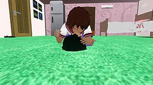 French Amateur In Satin Lingerie Rims And Blows In Pov