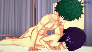 Kyoka Jiro, Mina Ashido, Izuku Midoriya In Wild Action