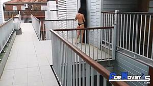 Hey, wanna join me for a hot fuck in my hotel room? asks young Italian babe to Victor Bloom.