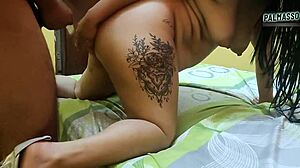 You Came In My Ass You Pervert! Big Ass Milf Fucked By Stranger In Brothel Room With Creampie