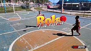 I ended up giving it to those young cariocas. Wild anal action in POV style.