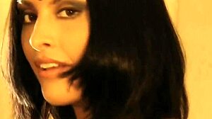 Bollywood beauty unveils sacred body dance in stunning erotic reveal.