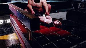 3d bbw asian slut fucked hard by fat boss creampie