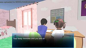 French Amateur In Satin Lingerie Rims And Blows In Pov