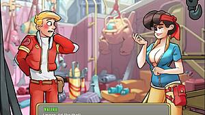 Valerie Trades Her Sexy Mature Body in Space Rescue Code Pink 3D Hentai Game