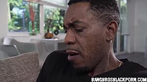 Black Babe Catches Friend’s BF Masturbating with Big Black Cock!