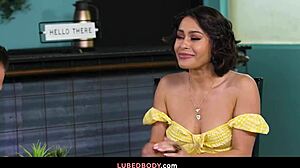 Hot Friend Nicole Aria Delivers Steamy Nuru Massage!