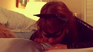Holy Crap! Catgranny Sucks Batman Off in Wild Costume Play