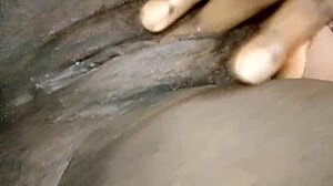 Pink wet pussy gets intense close-up solo masturbation