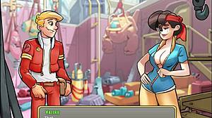 Valerie Trades Her Sexy Mature Body in Space Rescue Code Pink 3D Hentai Game