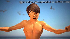 Hey Babe, Wanna See My Oily Pussy Get Pounded in 3D Beach Animation?