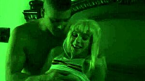 she was caught playing with toys, her skinny blonde body trembling in erotic solo action.