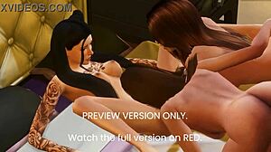 In this 3d hentai game, build a bitch for sex in a 3some group scenario - preview version.