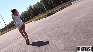 Petite Cutie Foxy Di Gets Tight Anal Roadside! Mofos.Com Delivers Raw Action!