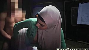 Thin Teen in Glasses Has Early Morning Bathroom Sex