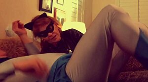 Holy Crap! Catgranny Sucks Batman Off in Wild Costume Play