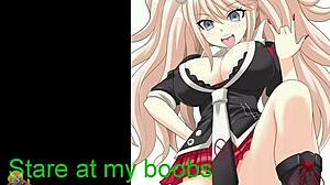 Junko Enoshima wild hentai action from Danganronpa game