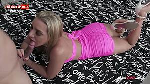 Fucking that blonde's ass hard after the party?