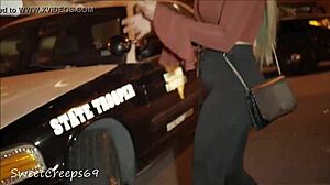 Candid Latina Babe Shows PERFECT ASS in See-Through!