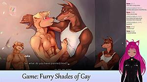 lewdneko is playing this furry game where things get gay with oral action part 1