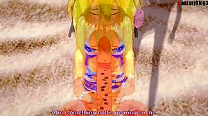 Marie Rose in bikini gets pounded on the beach in wild POV fantasy