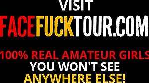 i can't resist this gorgeous tanned latina's sloppy deepthroat on my big cock