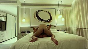 Monika Fox Fucks Lover Hard! Cum in Mouth After Dinner!