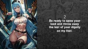 FayGrey game preview with Esdeath's prisoner. Submit to her wild domination instructions!