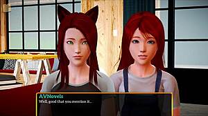 My New Family 407 Brings Wild Anime Action with Redhead and Blonde Milf