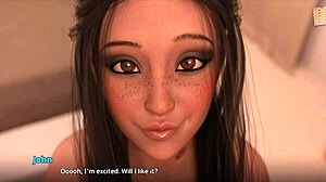 wvm 125 frankie looks hot in this erotic 3d teen game scene