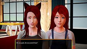 My New Family 407 Brings Wild Anime Action with Redhead and Blonde Milf