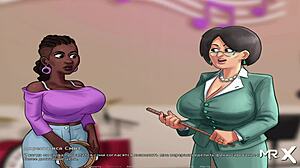 I’m blown away by this cartoon milf babe getting a creampie in Summertimesaga’s wild flute scene.