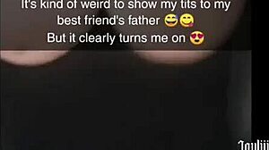 Joyliii Sexts Best Friend’s Dad on Snapchat Until Explosive Cum!