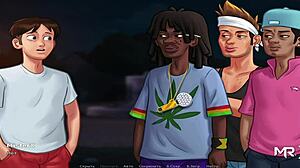 I’m blown away by this cartoon milf babe getting a creampie in Summertimesaga’s wild flute scene.