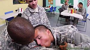 Asian Guy Gets Drilled By Sergeant In Gay Sex Video