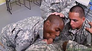 Asian Guy Gets Drilled By Sergeant In Gay Sex Video