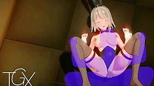 Sexy Fantasy Girl in Hot Anime Hentai Sex Gaming.