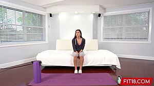 yo, check fit18 catalina ossa, skinny latina teen casting pov