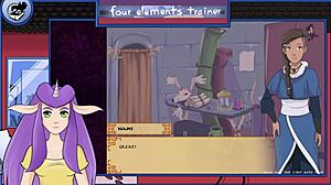 i'm watching avatar the last airbender four elements trainer bonus 3 nami blowjob