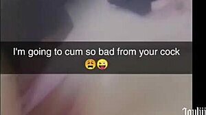 Joyliii Sexts Best Friend’s Dad on Snapchat Until Explosive Cum!
