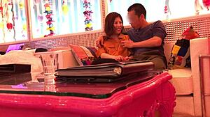 hey, check this hot asian babe getting a facial