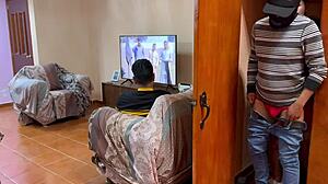 stranger sneaks in to fuck my boyfriend. 😏