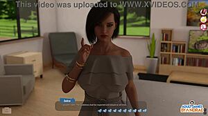 Ep18 unveils Eve caught masturbating in shower, helping the hotties with steamy 3D action.