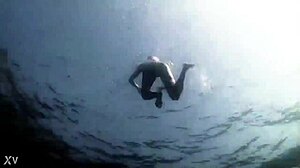 Supernatural Sexy Bikini Girl Swimming In The Pool.